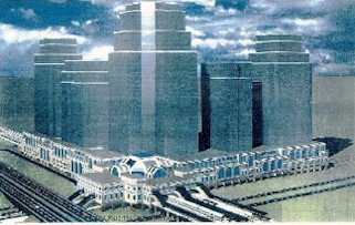 Artist rendering of Secaucus Transfer